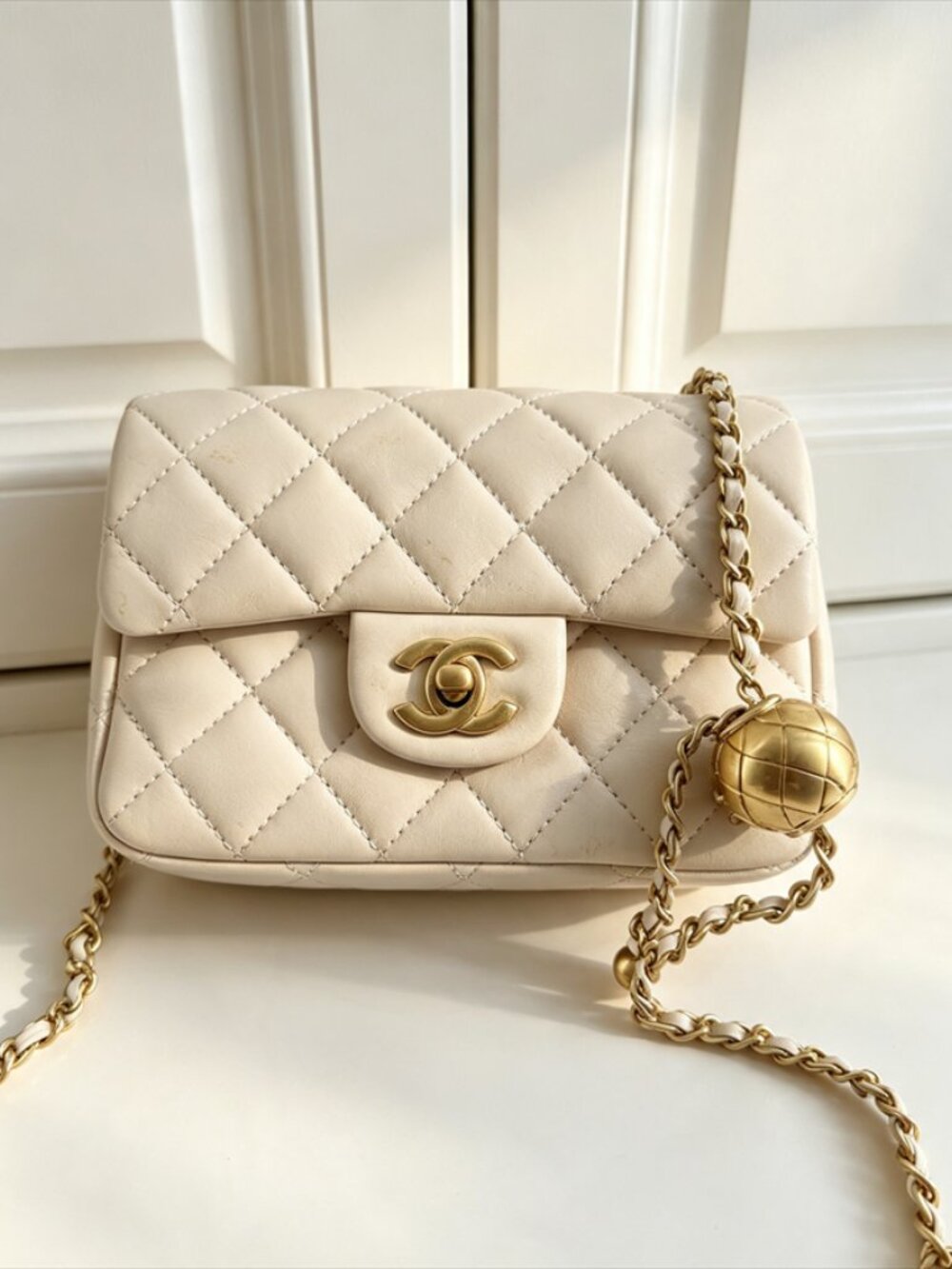 🤍Chanel White Bag🤍